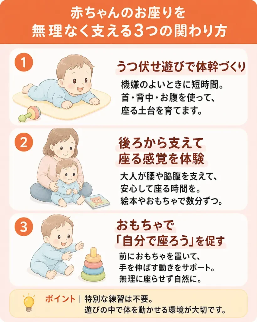 赤ちゃんのお座り前兆、見逃したら後悔する5つのサイン