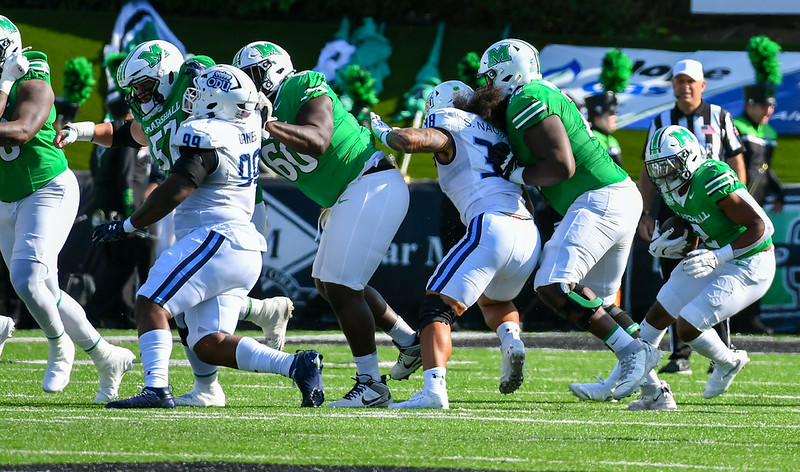 Odu Football vs Marshall Football Stats