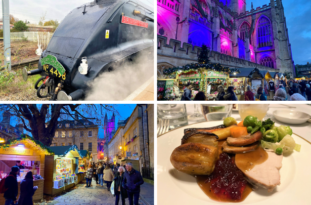 Steam Train to Bath Christmas Market