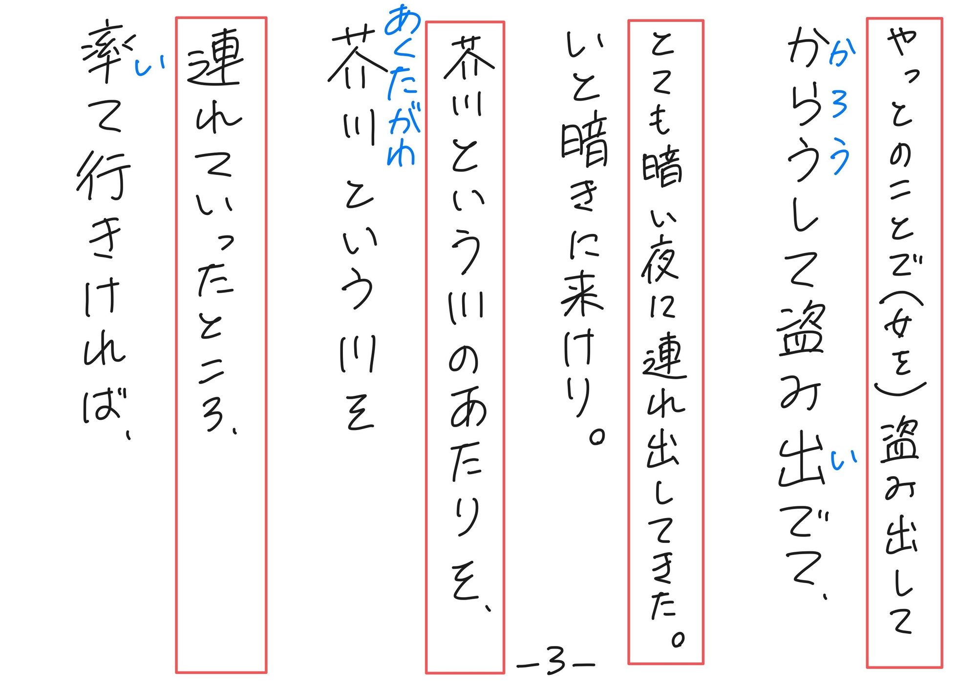 『伊勢物語』芥川の品詞分解総力解説！主語判別と和歌の真相を解剖