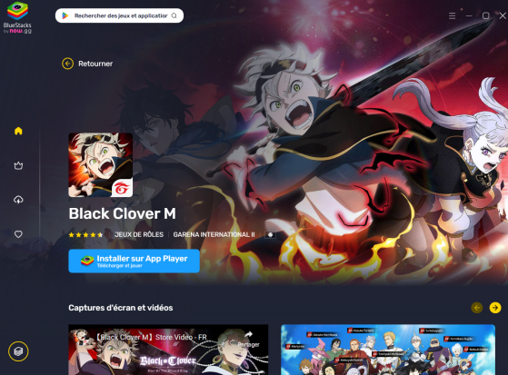 Installer Black Clover M Sur Pc