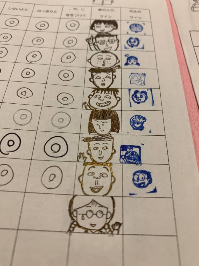 音読カードのサインに悩む保護者必見！3秒で描ける可愛いイラスト術