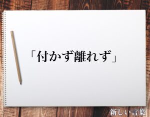 【動画まとめ】 付 かず 離れ ず 意味 気になる噂と真相 #641