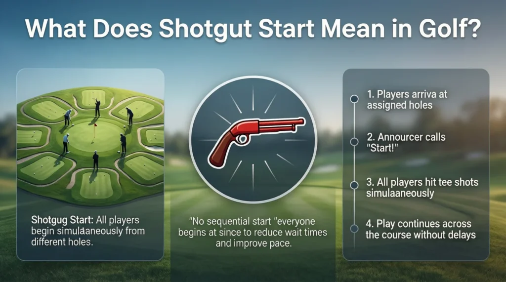 What Is Shotgun Start in Golf