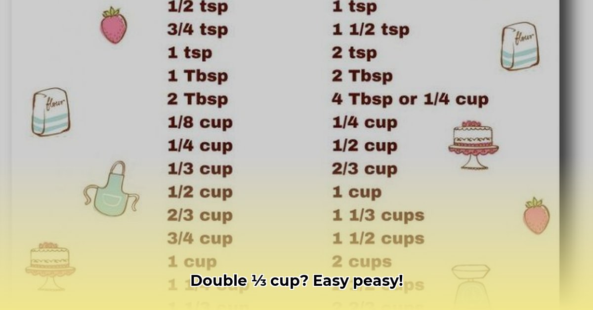 What Is 1 2/3 Cup Doubled