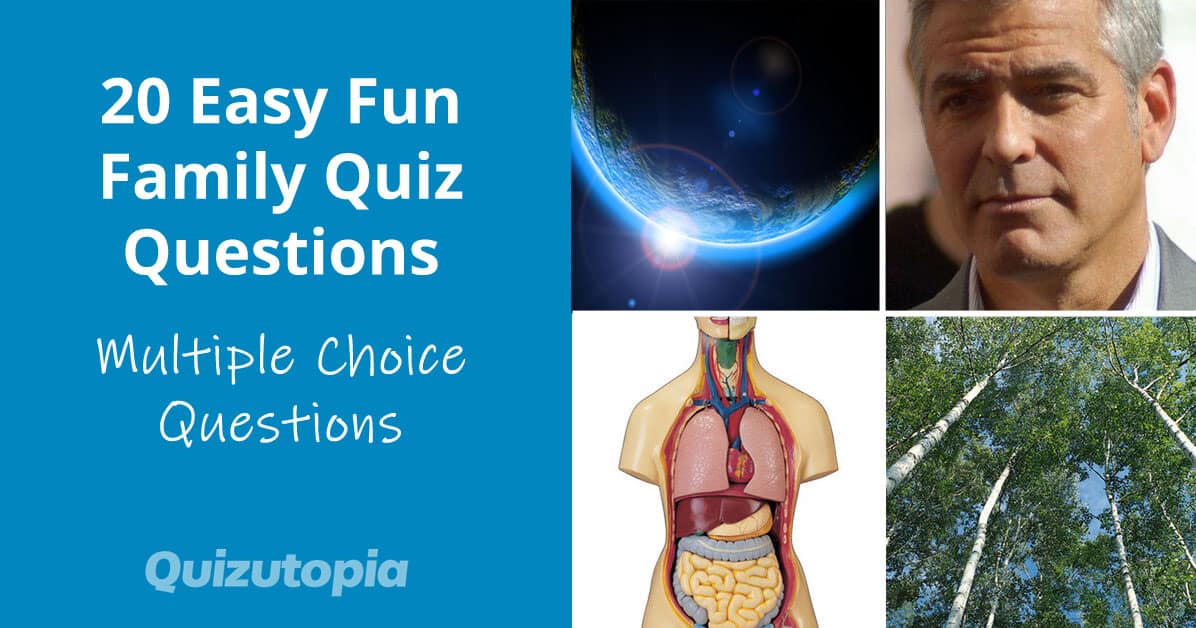 20 Family Quiz Questions and Answers