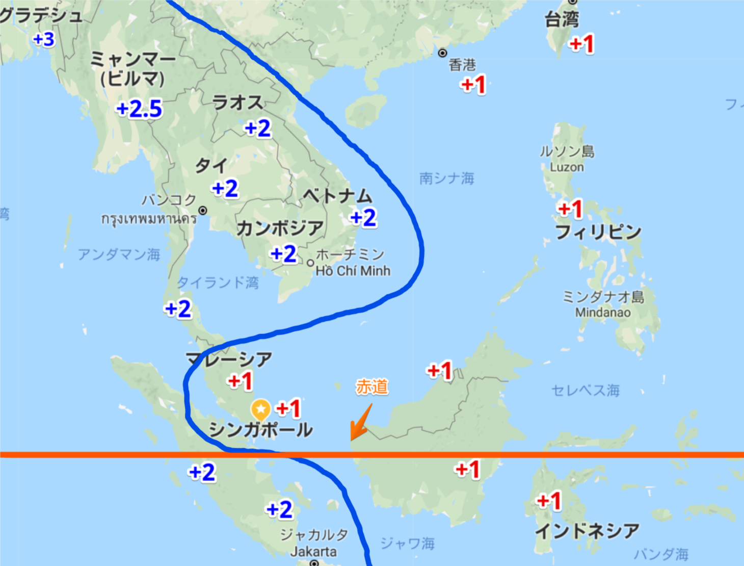 日本とタイの時差は2時間！現地連絡のタイミングと最新渡航ガイド