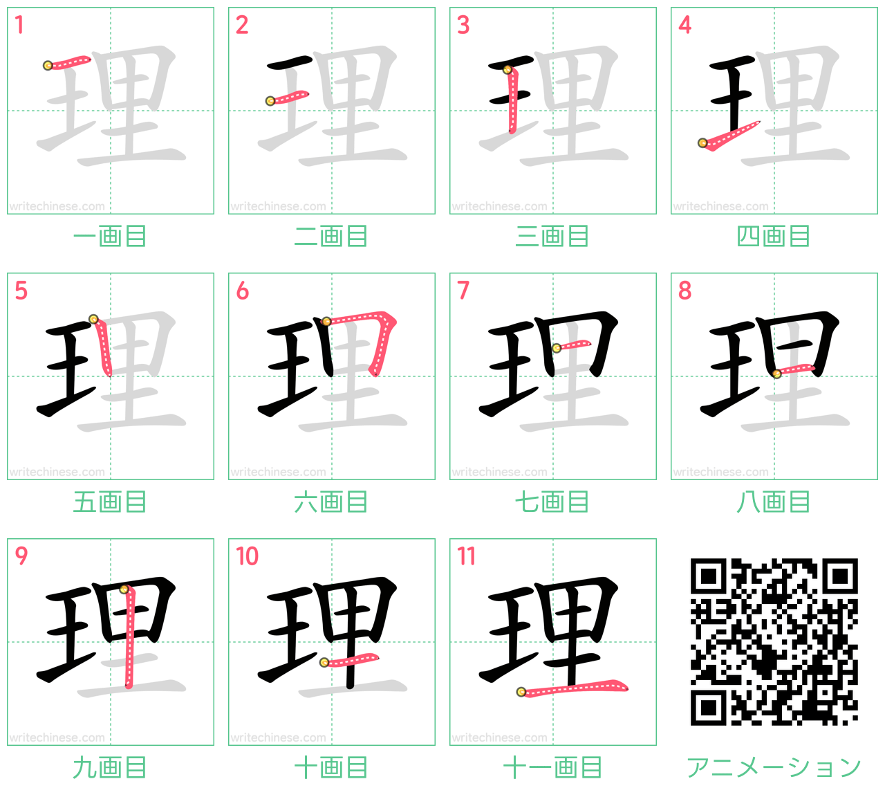 漢字「理」の正しい書き順と美文字の鉄則｜王偏と里の罠を徹底解剖