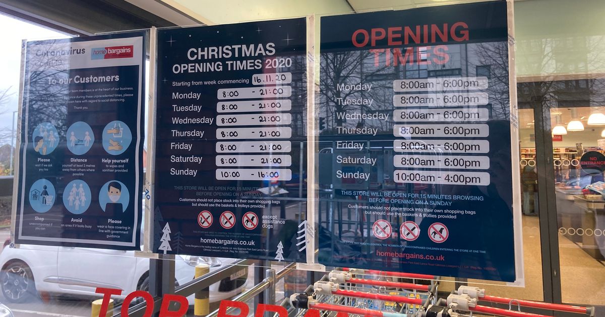 Home Bargains Christmas Eve Opening Times
