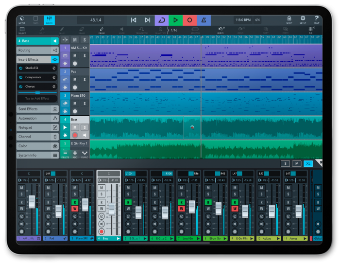 Cubasis 3 Daw & Music Studio