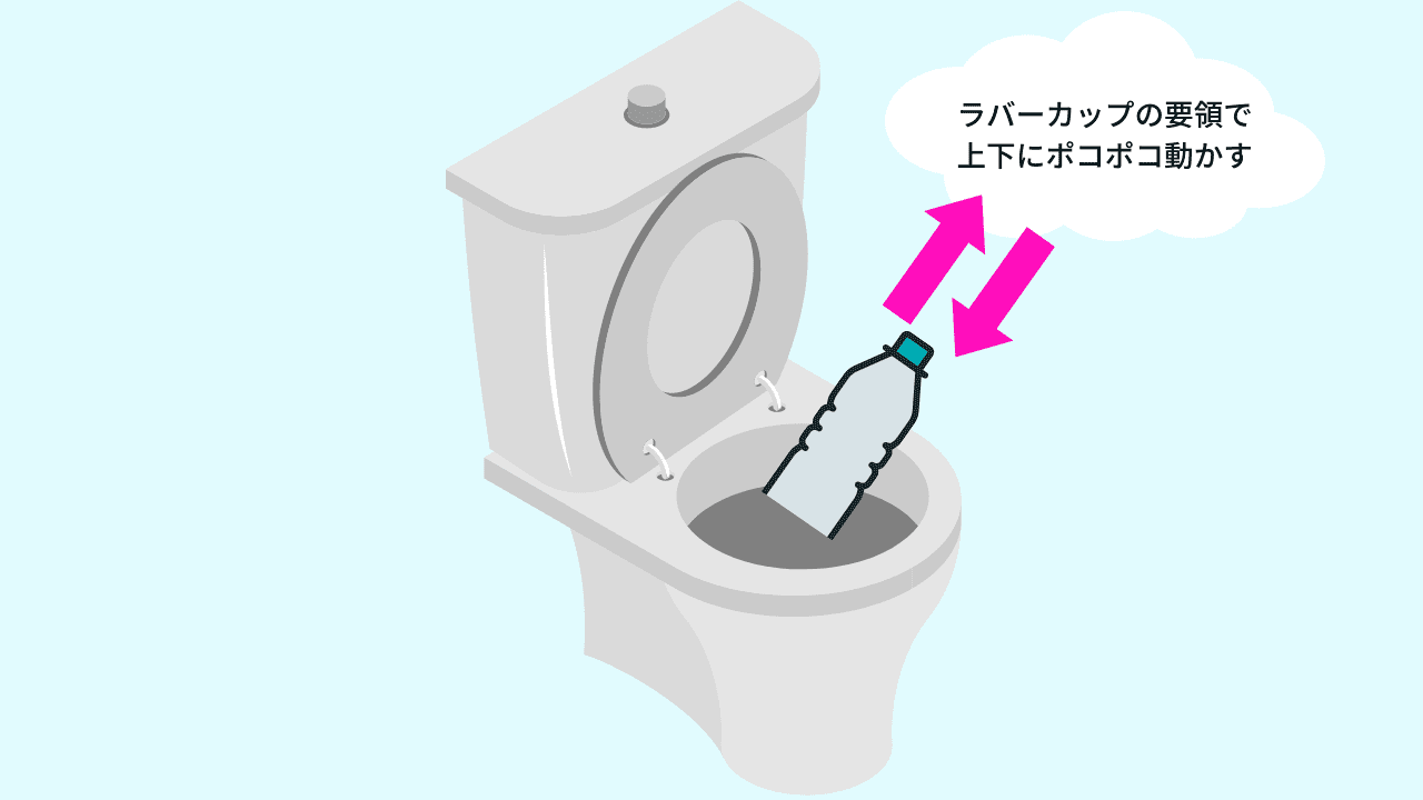 トイレ詰まりでスッポンがない時の緊急対処法！家にある物で自力解決