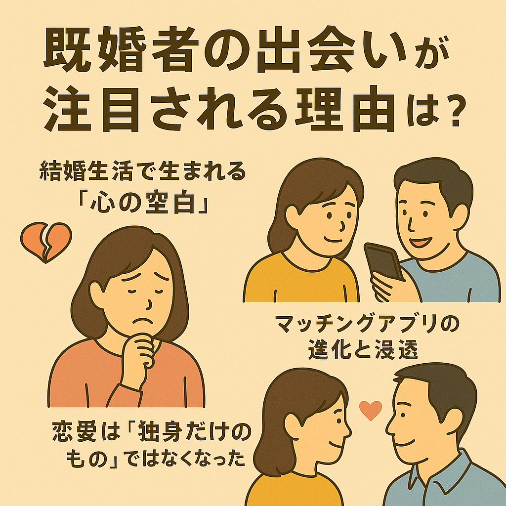 水面下で広がる既婚者の出会い｜2026年最新トレンドと急増の真相