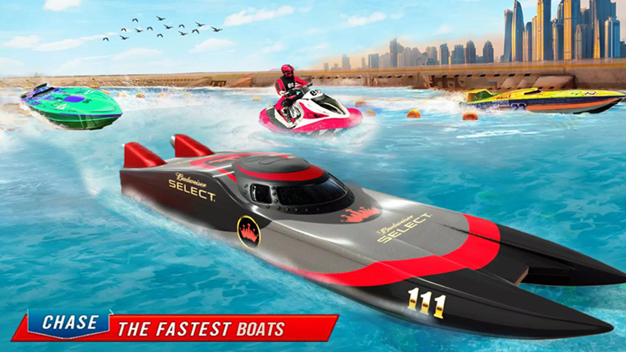 Jet Ski Boat Stunt Racing Game