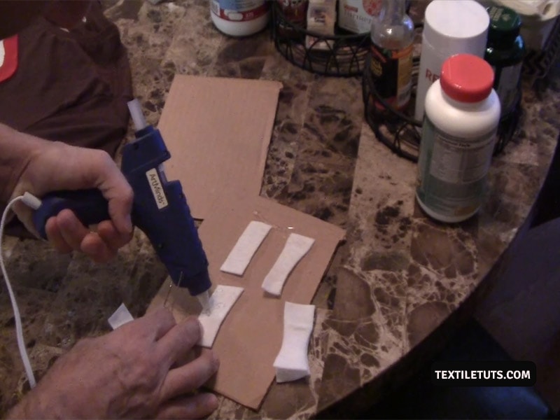 Hot Glue Fabric to Fabric