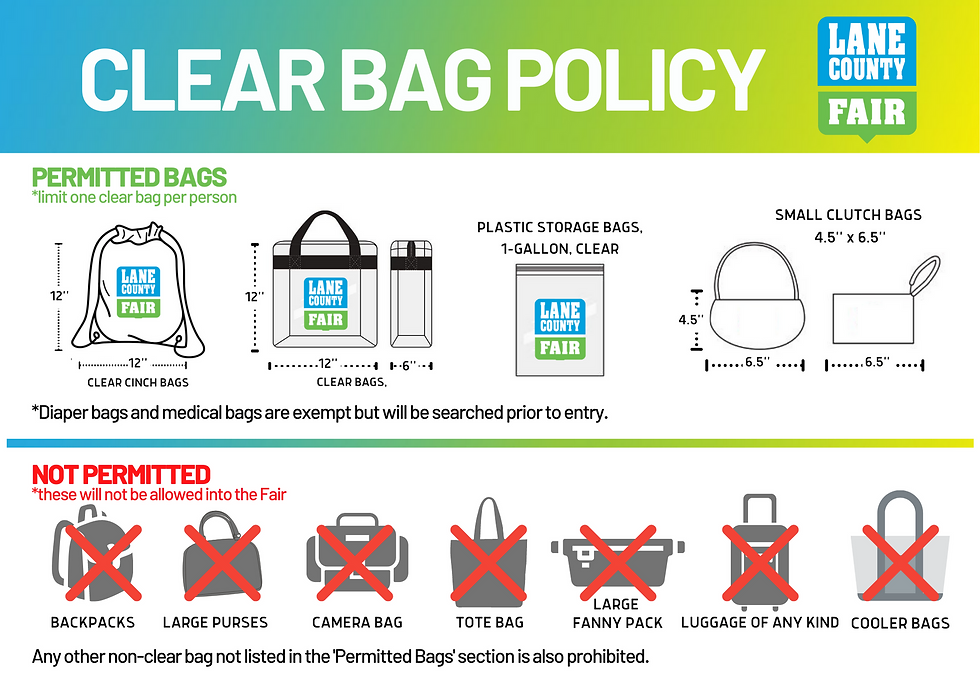 Va State Fair Bag Policy