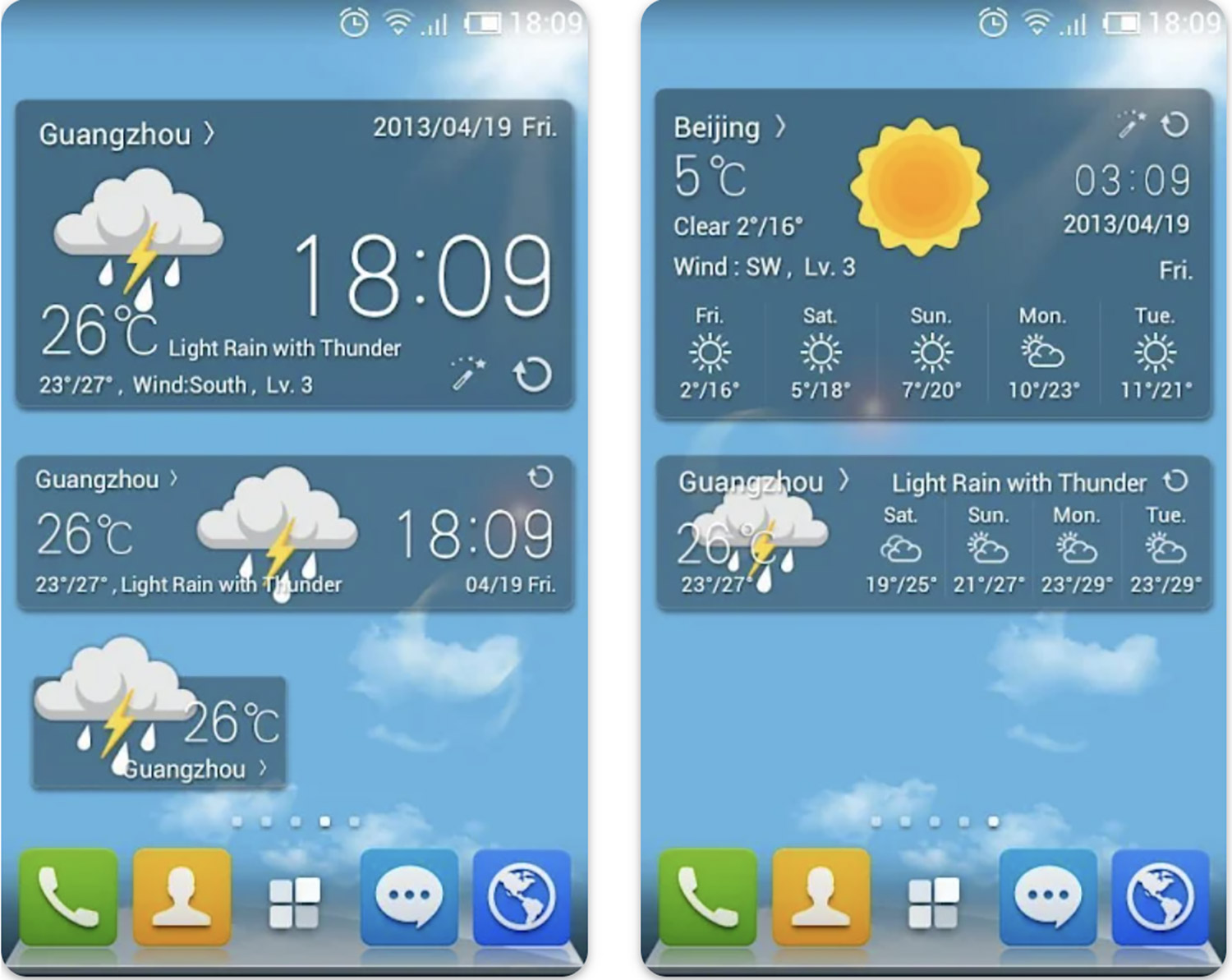 Best Weather App for Android Widget