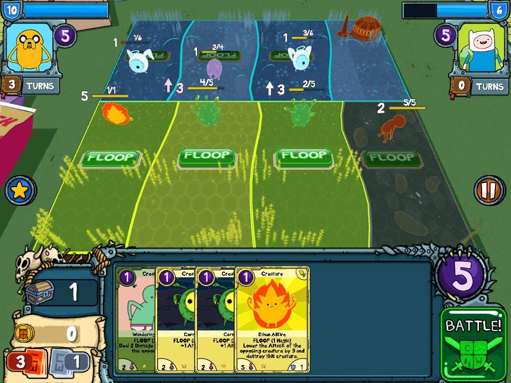 Adventure Time Card War Game Online