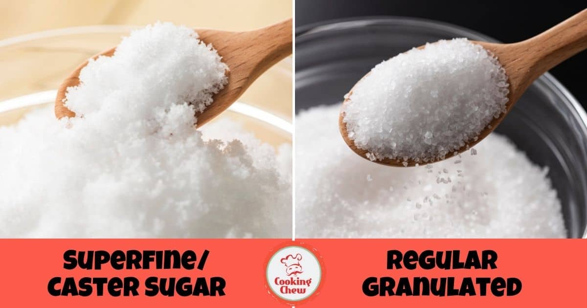 Granulated Sugar and Caster Sugar