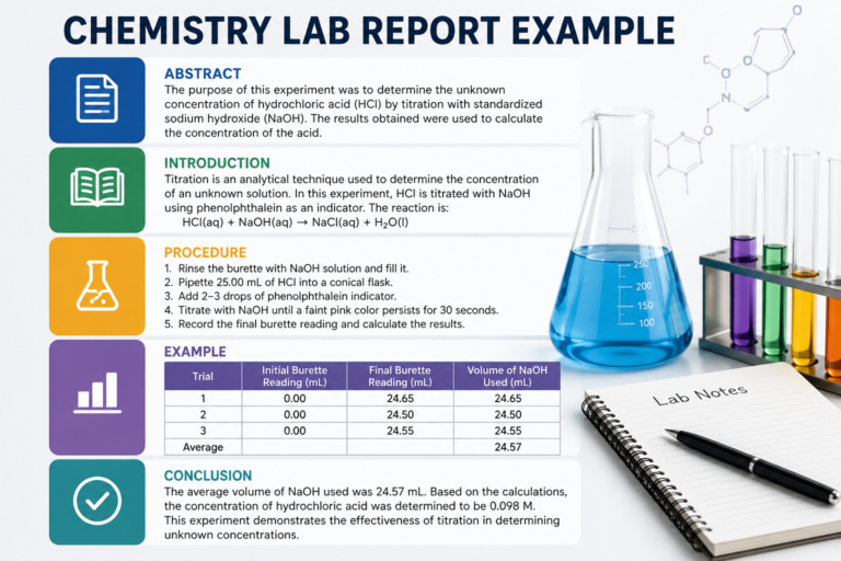 How Do You Write a Lab Report for Chemistry