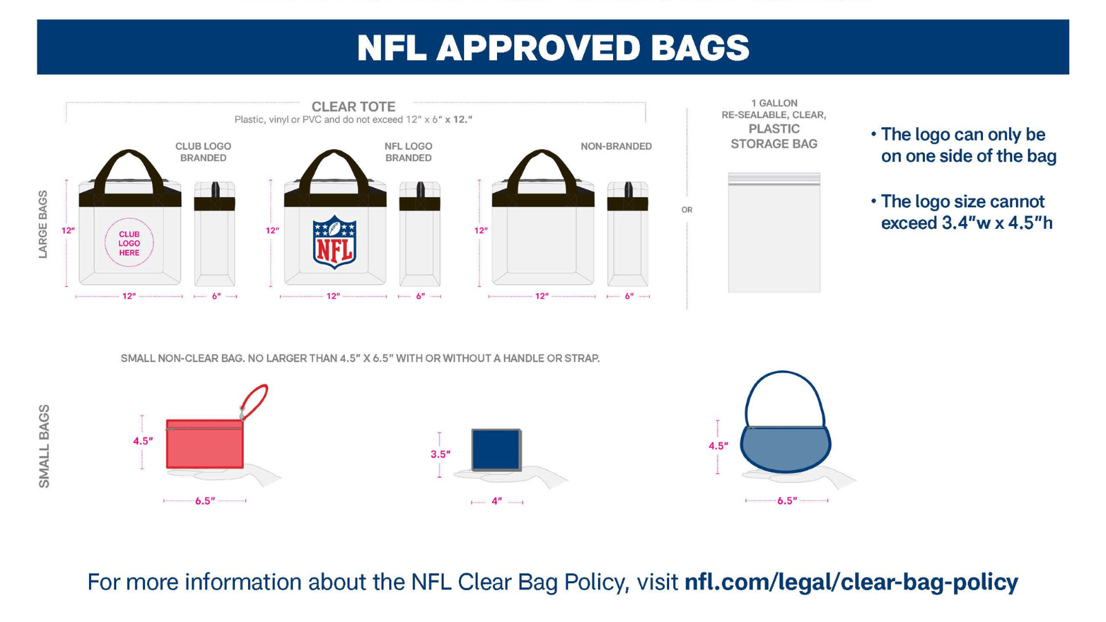 Nfl Policy on Clear Bags