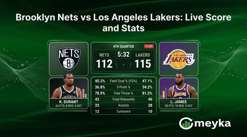 Lakers vs Nets Stats