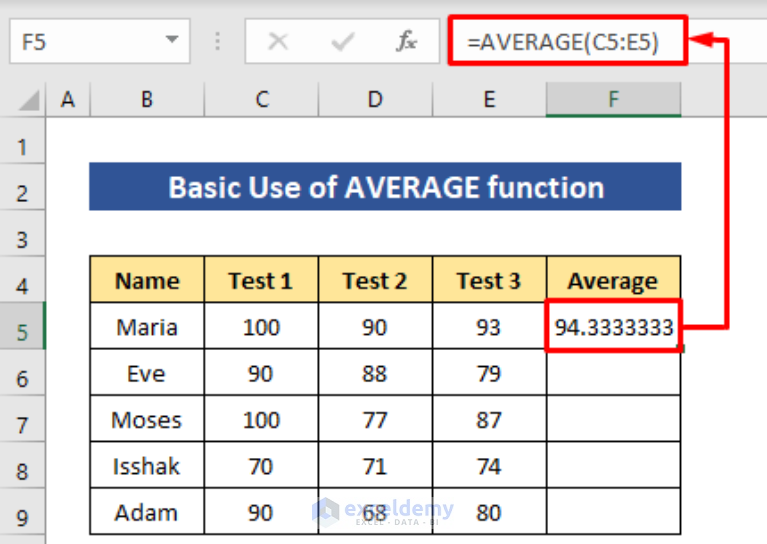 How Do You Work out Average on Excel
