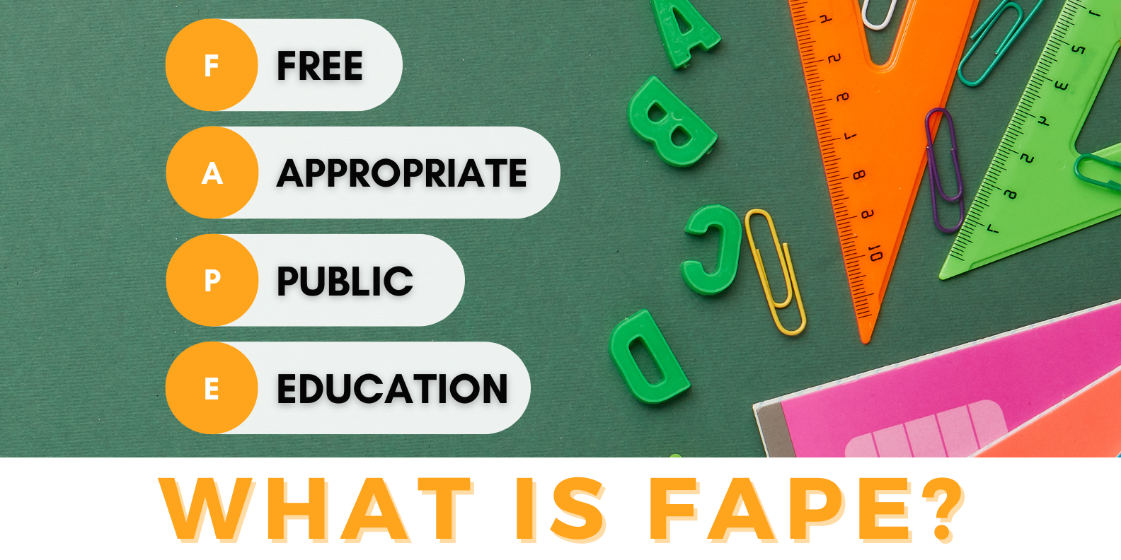 Fape Does Not Require a School To