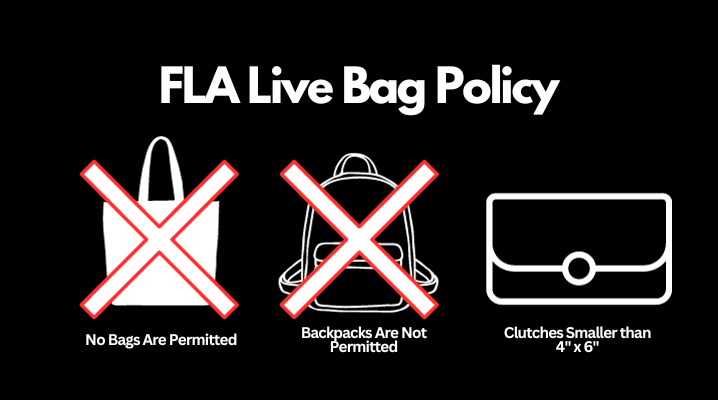 Fl Live Arena Bag Policy