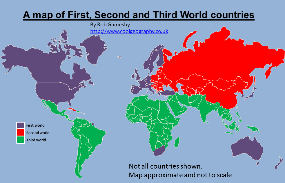First World Country Map