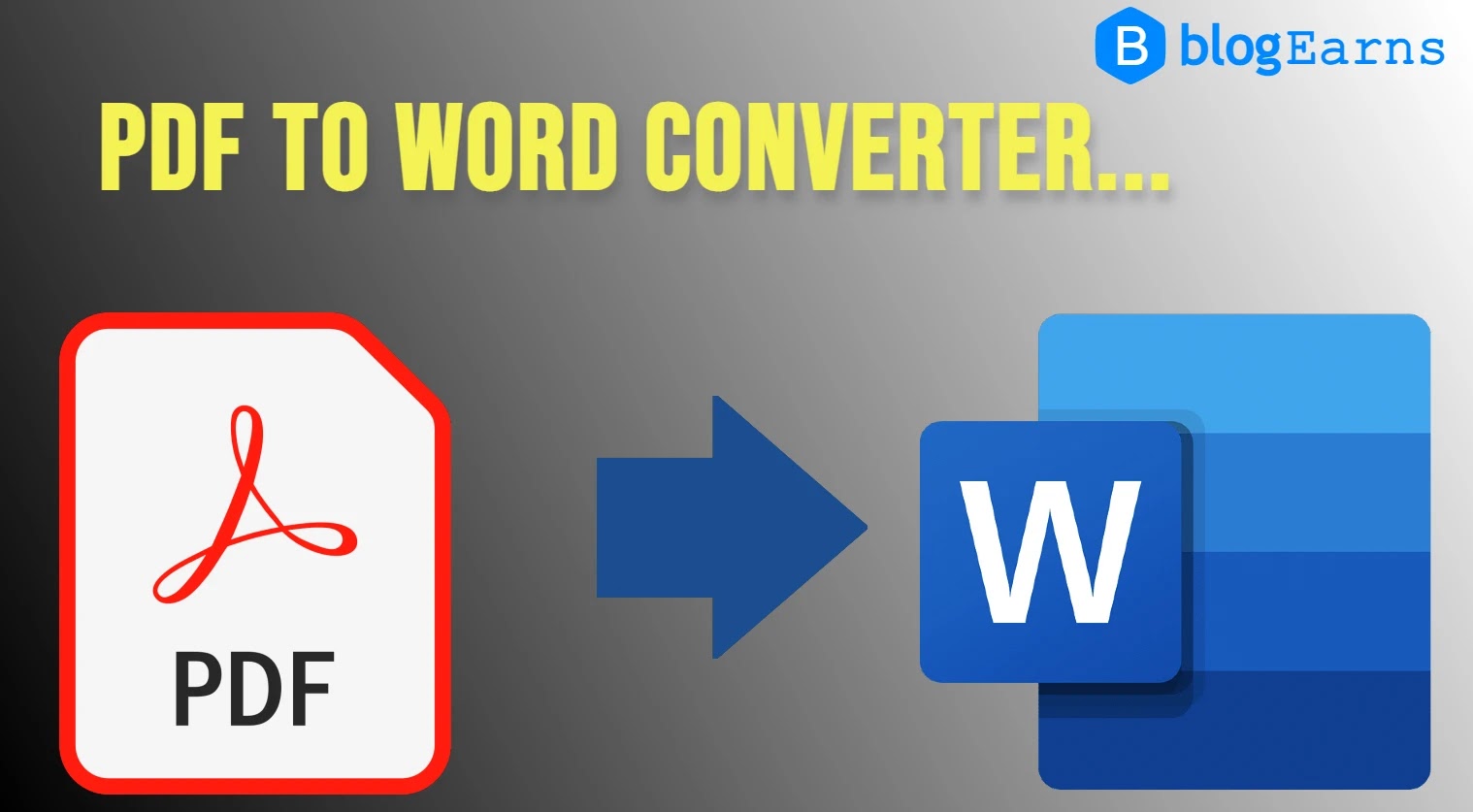 How T Convert Pdf to Word