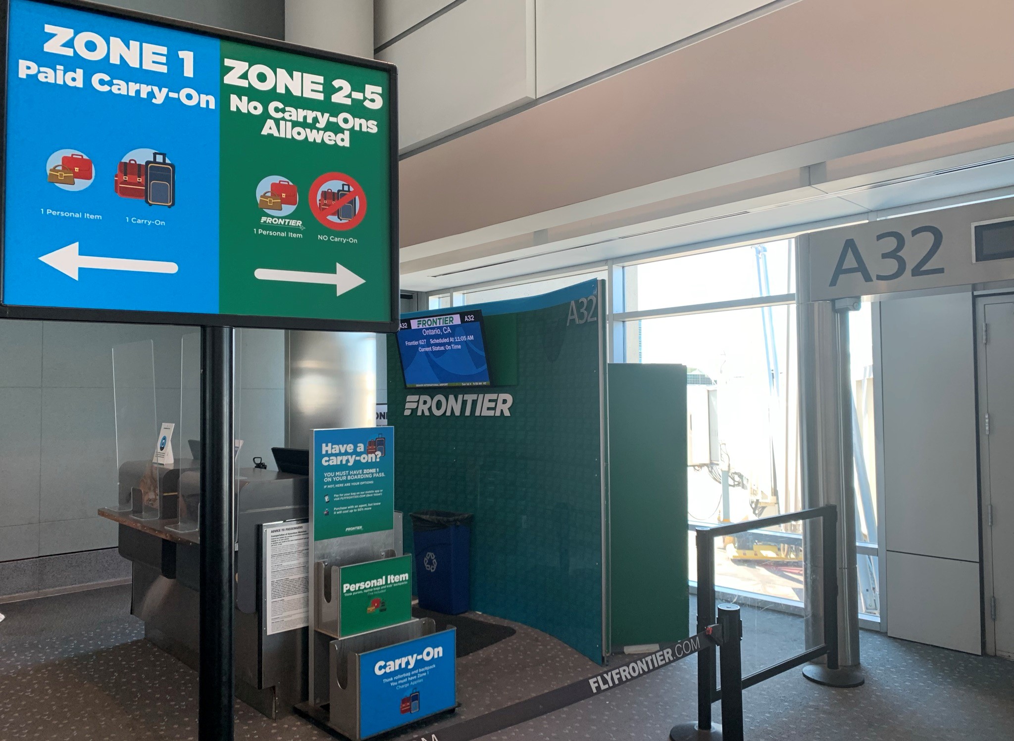 Frontier Carry on Bags Policy