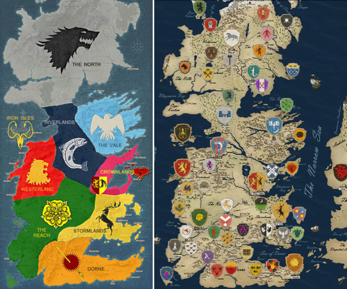 What Are the 9 Kingdoms in Game of Thrones