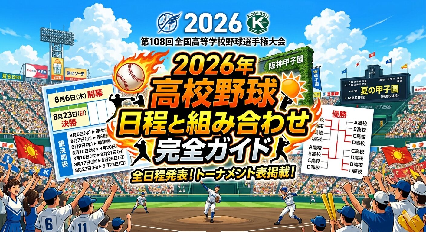 2026年夏の甲子園が魅せた衝撃の変革——猛暑対策「二部制」の定着と新時代を創る高校球児たちのリアル
