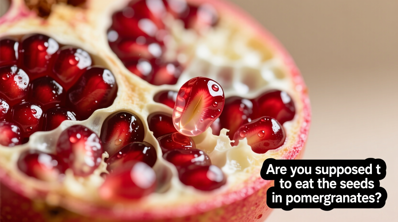 What Happens If You Eat Too Many Pomegranate Seeds