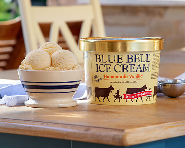 Is Blue Bell Homemade Vanilla Ice Cream Gluten Free