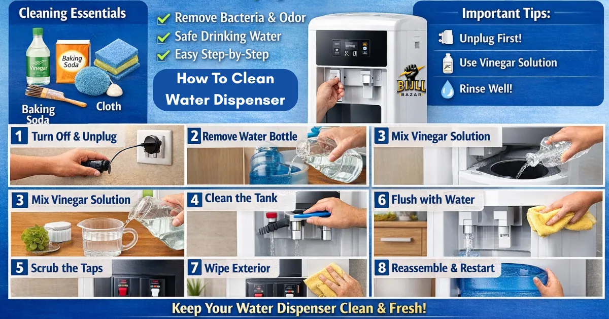 How to Clean My Water Dispenser