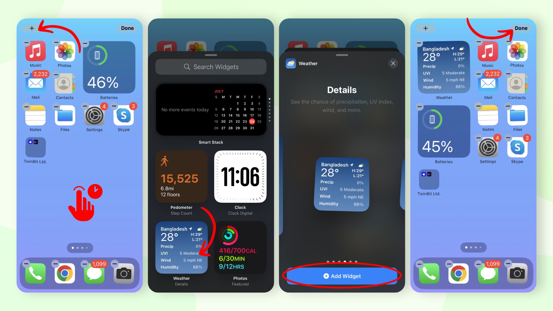 How to Add Widgets Iphone