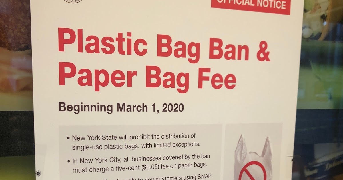 New Yorks Grocery Bag Policy