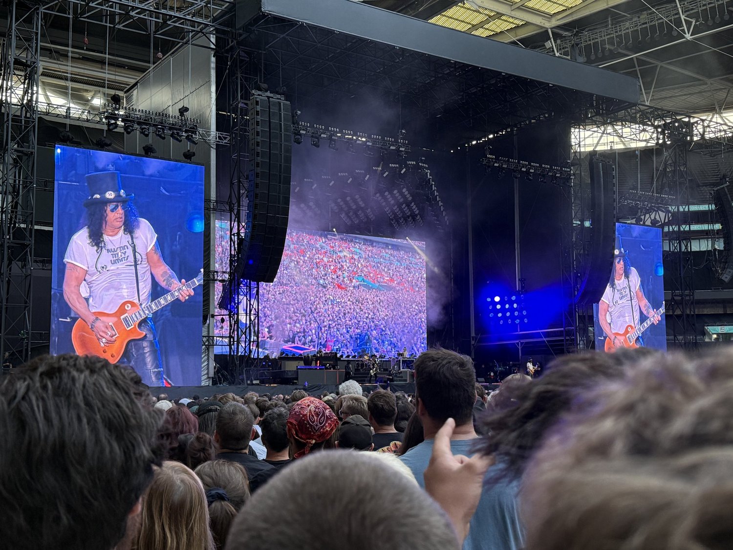 Guns N Roses at Wembley Stadium