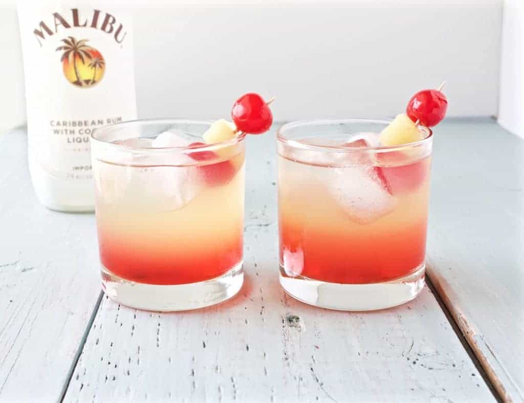 Malibu Coconut Rum Mixed Drinks