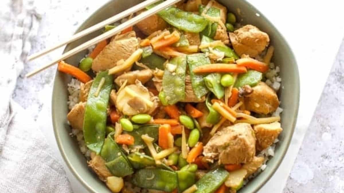 Chicken Stir Fry Using Frozen Vegetables