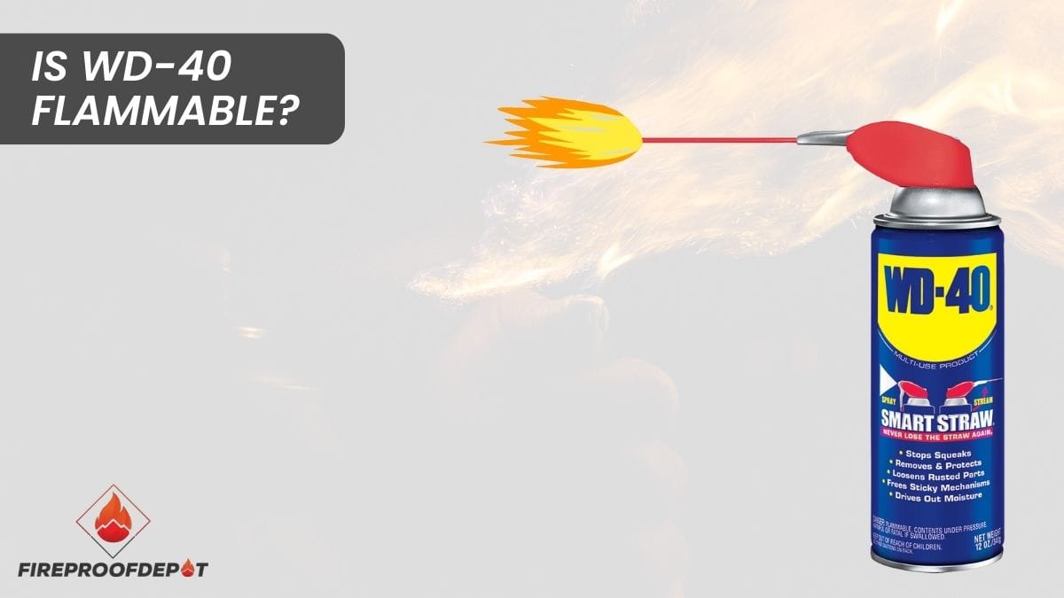 Is Wd40 Flammable After Sprayed