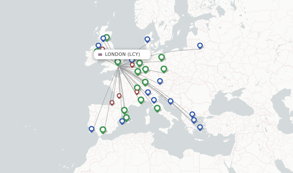 Where Can You Fly from London City Airport