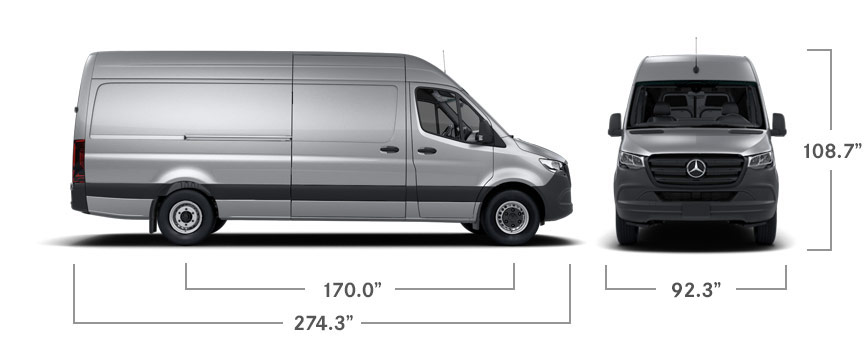 Mercedes Cargo Van Dimensions