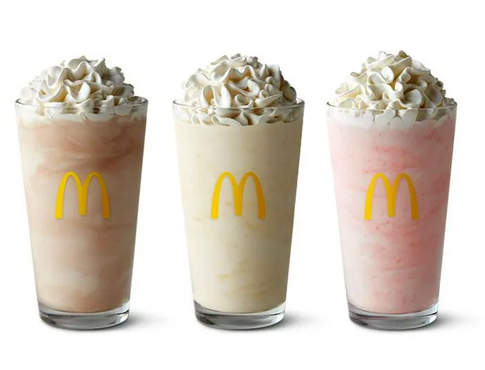 Types of Milkshakes at Mcdonalds