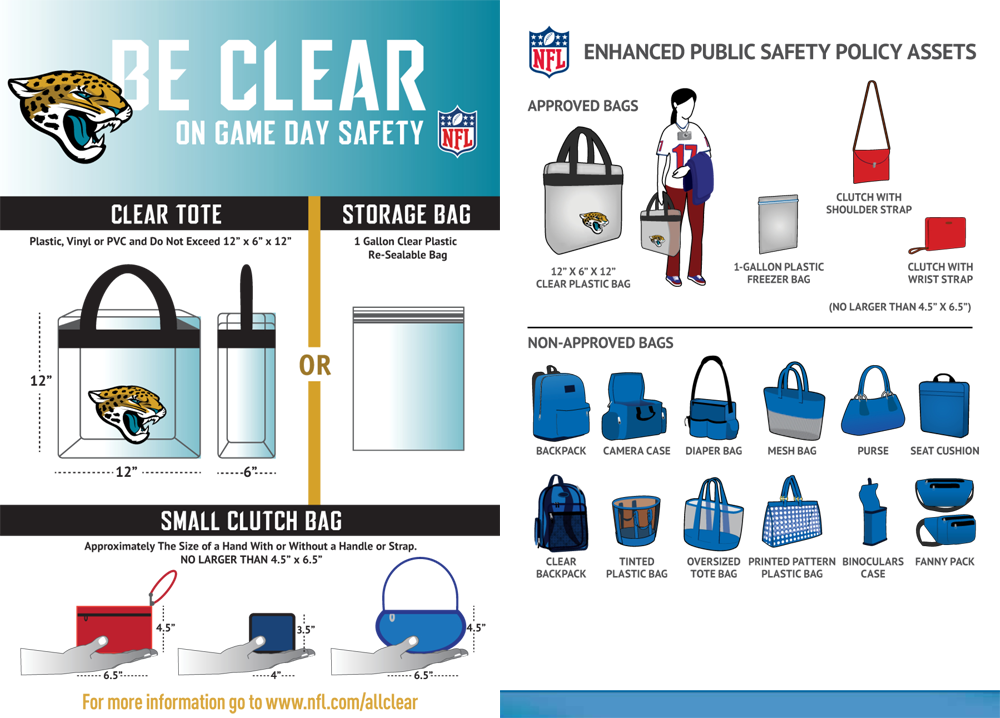 Nfl Bag Policy Water Bottle