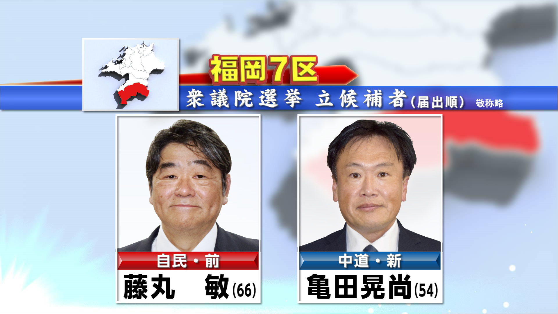 福岡7区の候補者と最新情勢まとめ！経歴・公約比較と当落の行方