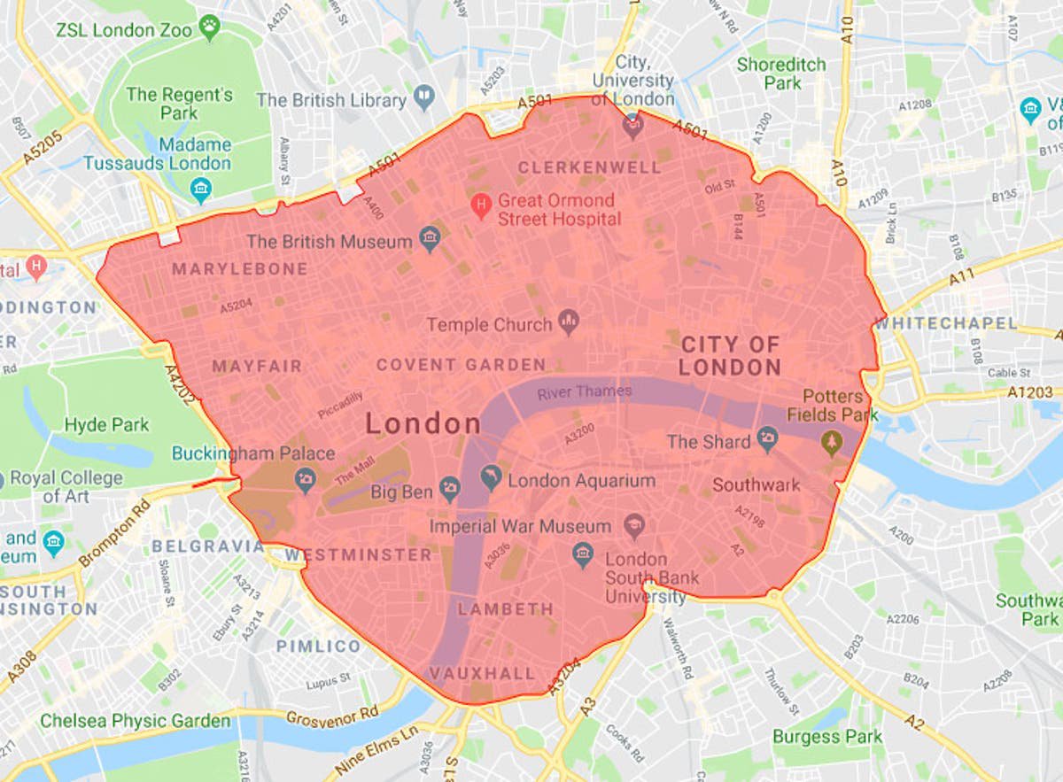 Is South Kensington in Congestion Zone