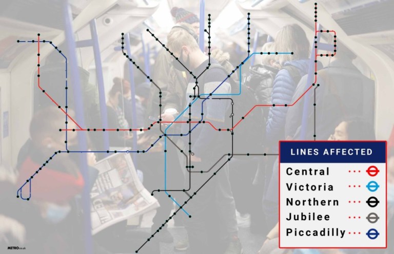Which Tube Lines Are on Strike