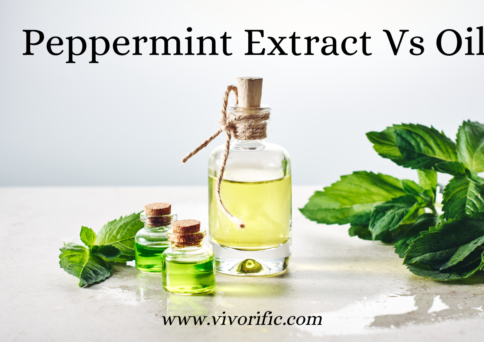 Is Peppermint Extract and Oil the Same